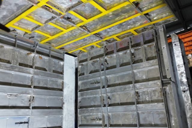 estrutura bloco alumínio concretagem